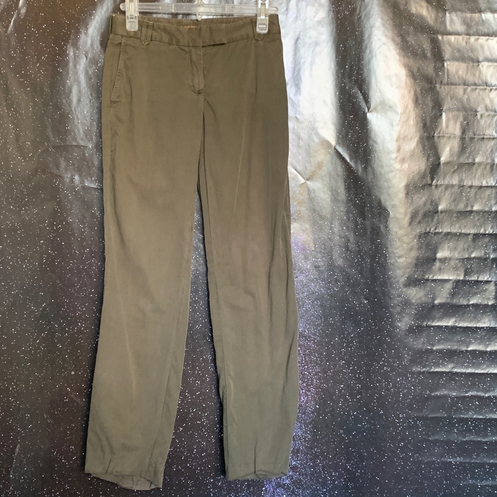 J.Crew- Olive Green “City Fit” Pants size 00short